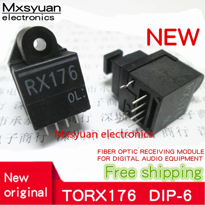 2PCS~10PCS New original TORX176 RX176 DIP6   FIBER OPTIC RECEIVING MODULE FOR DIGITAL AUDIO EQUIPMENT