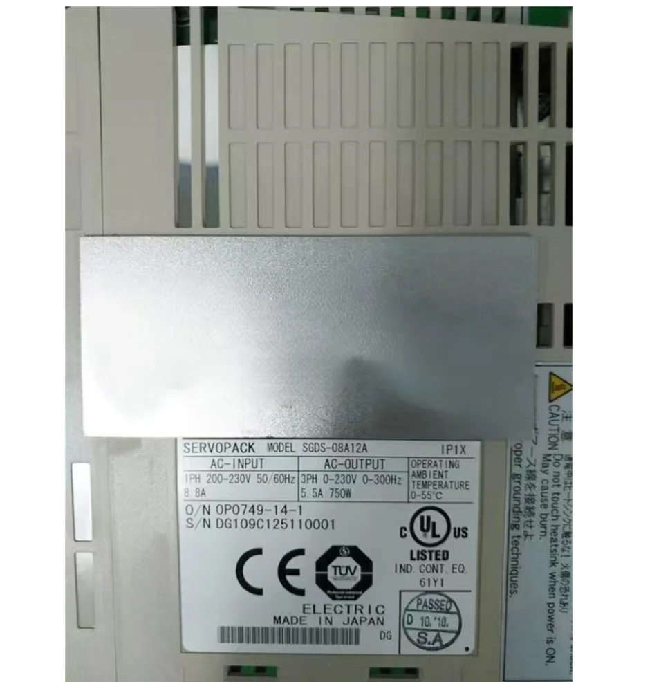 New SGDS-08A12A Servopack Servo Driver 12 Months Warranty SGDS 08A12A