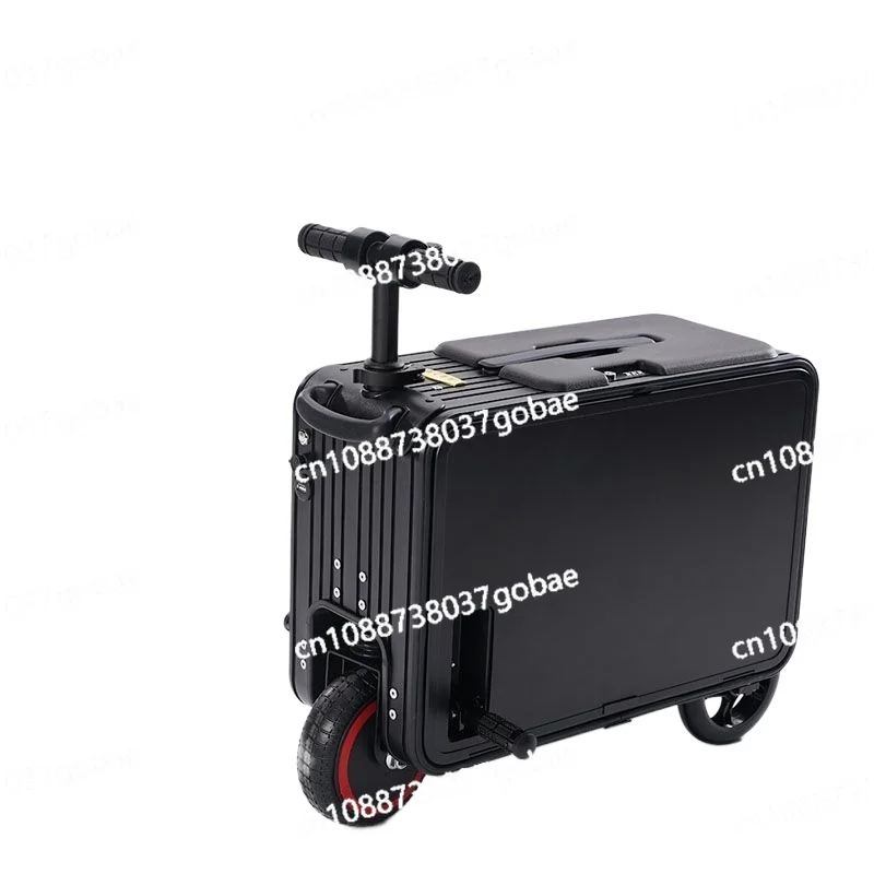 Electric suitcase can be seated for cycling, adults can board the 20-inch tie rod going out suitcase