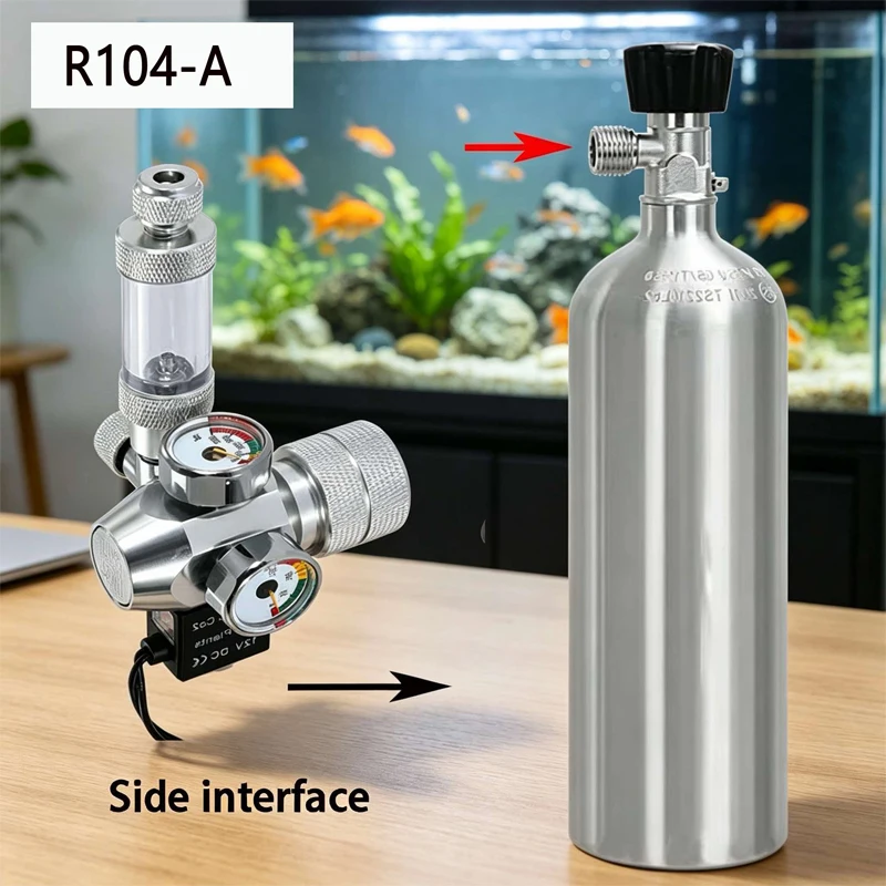 Aquarium CO2-Regler Elektromagnetisches Ventil Blasenzähler Fischbecken CO2-Steuerungssystem Fischbecken CO2-Druckminderungsventil – Detail 9