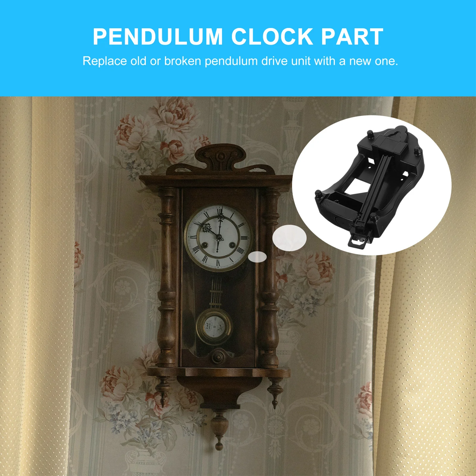 وحدة محرك البندول لاستبدال الساعة 1 قطعة ملحقات حركة ساعة الحائط جزء إصلاح الساعة الميكانيكية #6