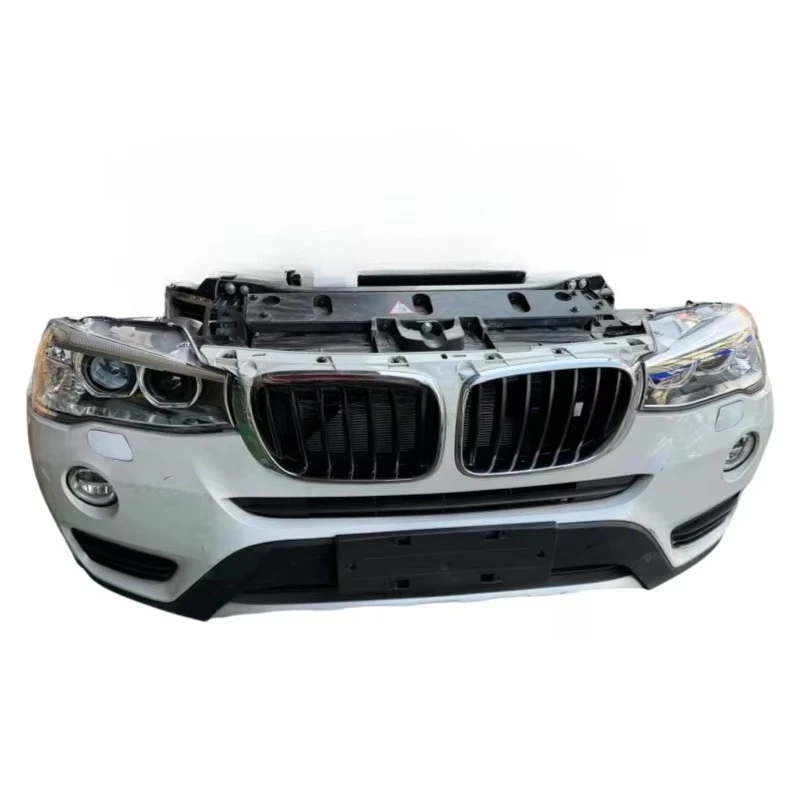 High Quality for  X3 F25 Front Bumper Grill White ABS Radiator Electronic Fan with Fog Light Cut-Outs  Condition