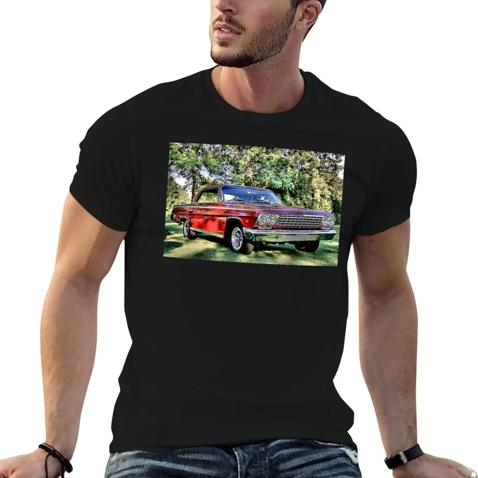 

1962 Impala T-Shirt cotton tshirt 100% t shirts for man cotton funny T-Shirt