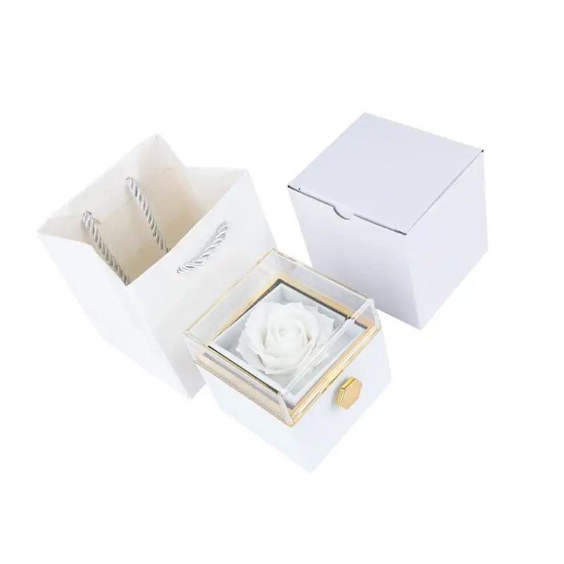 31BB Jewelry Box Valentines Day Romance Gift Featuring Visible Storage Sturdy Acrylic Materials