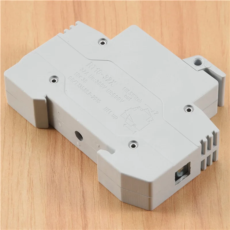 10X RT18-32X التيار المتناوب 380 فولت 32A 1 القطب 10X38mm DIN السكك الحديدية جبل فيوز حامل قاعدة #6