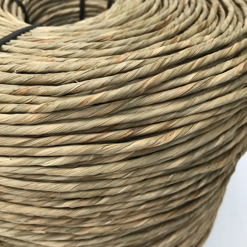

Natural Sea Grass Rope Single Strand Water Grass Rope For Basket Weaving 4-5mm Width 1KG Furniture Home Crafts Materials