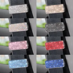 Rhinestone Car Seat Belt Limiter, Bling  Auto Adjustable Anti Skid Safety Belt Clip Clamp Decoration Accessories for Women