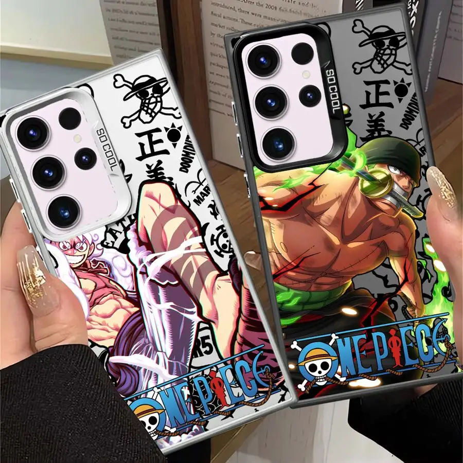 Case for Samsung Galaxy S26 S23 Note 20 Ultra S25 S22 Ultra S24 FE S21 S25Edge S20 FE Phone Cover Ones Pieces Luffys