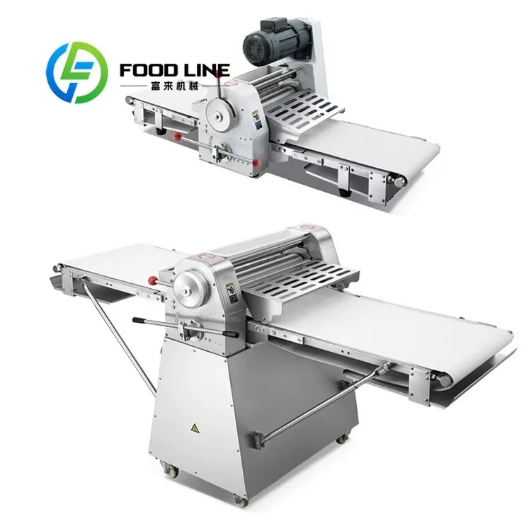 

Puff Pastry Machine Dough Flattening & Sheet Formation Phyllo Dough Laminator Temperature Controlled Rollers