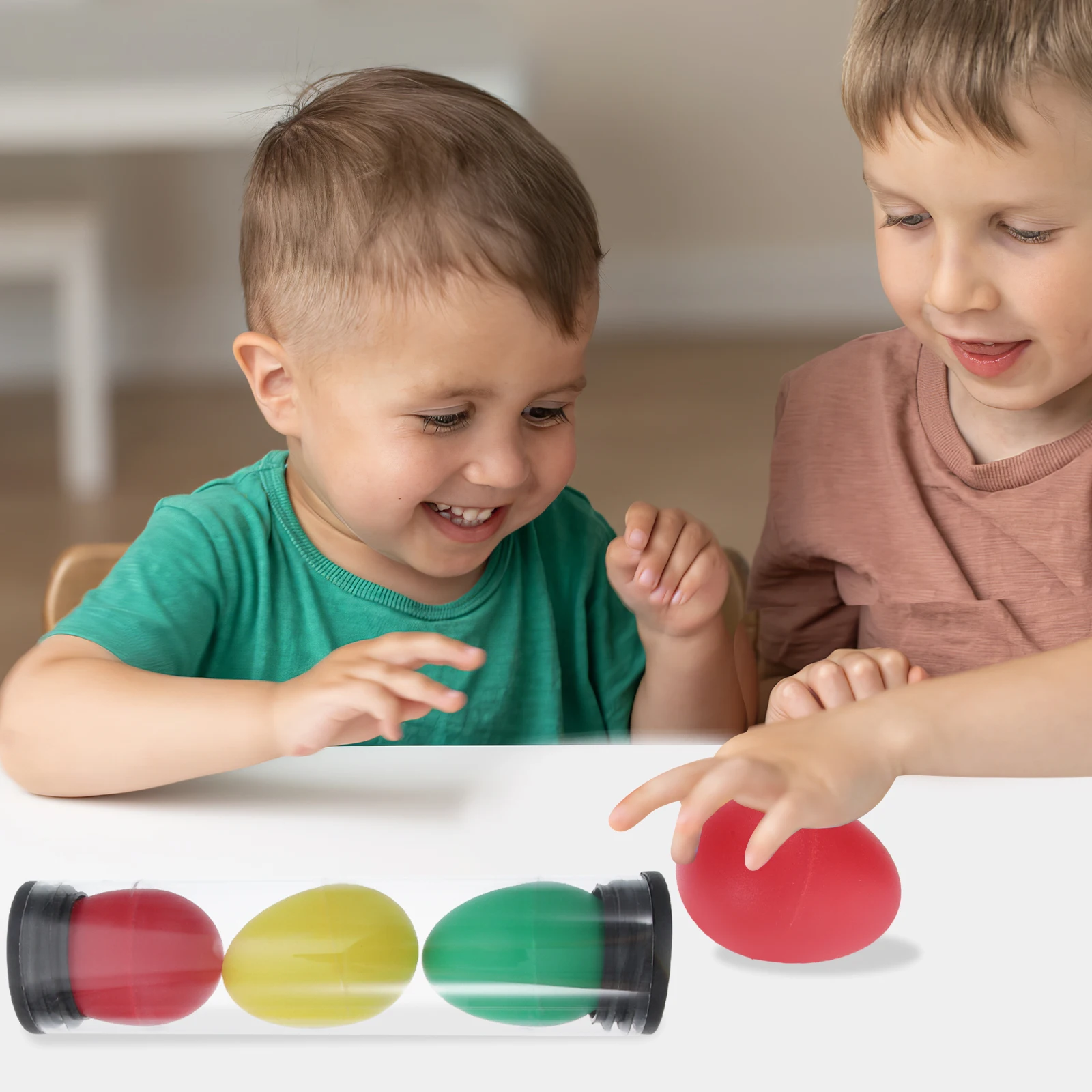 

2 set Sand Egg Shaker Musical Instrument Percussion Toy for Children Creative Art Learning Preschool Gift Maracas for Kids Egg