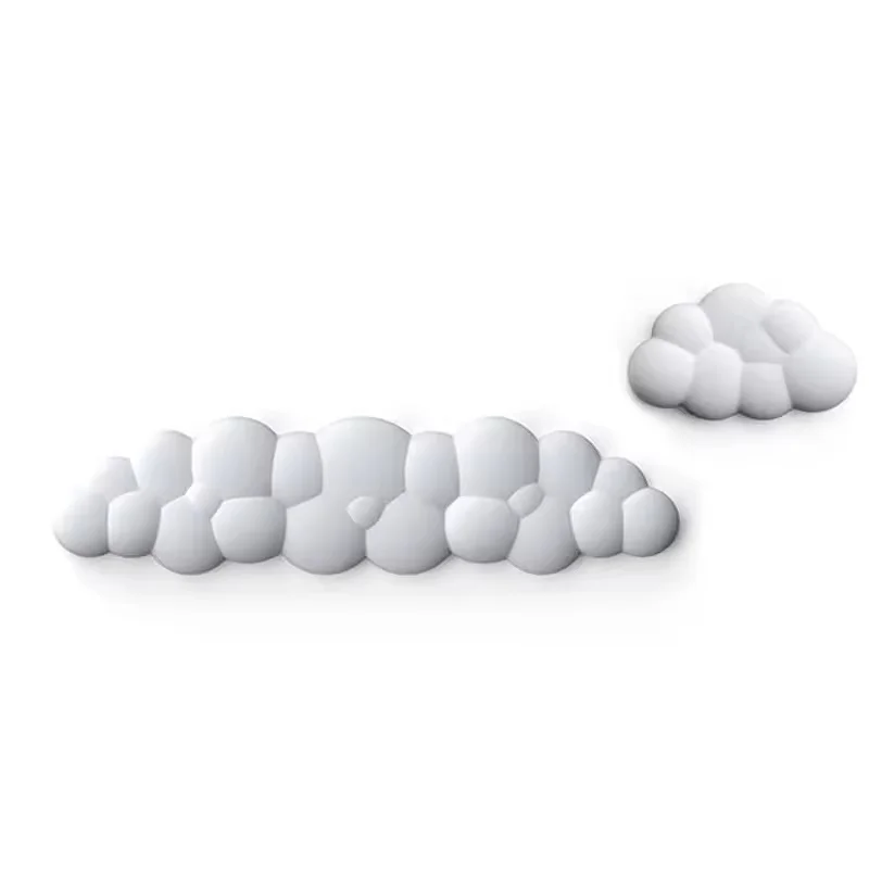 Cloud Shape Wrist Rest Pad Soft Keyboard Wrist Pad Pad Anti-Slip Desk Mat Memory Foam Useful Accessories For Home Office Travel