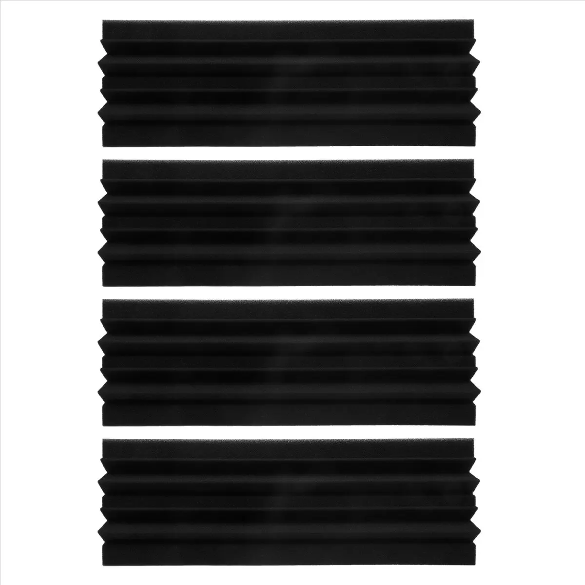 【HOT!TURE】4 Pcs Acoustic Panels Studio Acoustic Soundproof Foam,Sound Treatment Bass Trap Corner,Sound Panels Wedges,12X12X48cm