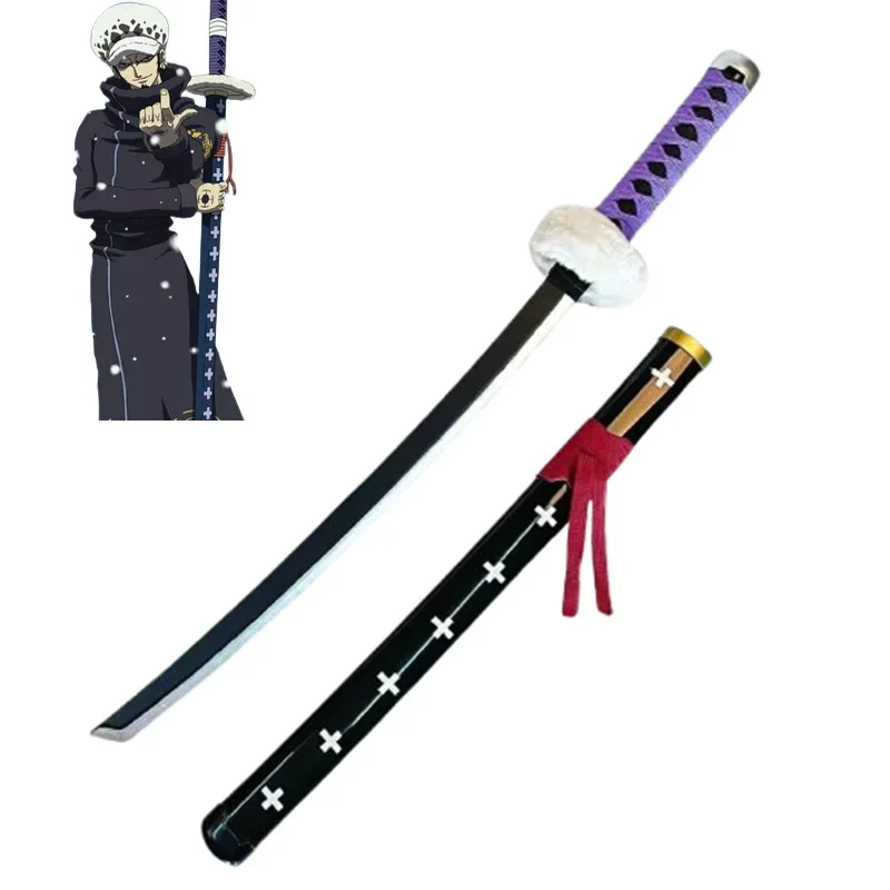 Cosplay Anime Trafalgar Law 30inch Bamboo Assembled Sword Katana Role Play Trafalgar D Water Law Weapon Model 76cm