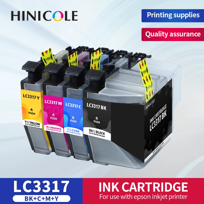 

HINICOLE новый MFC-J5330DW J5730DW J6530DW J6730DW J6930DW LC3317 LC3317XL LC3319 картридж с чернилами для принтеров Brother