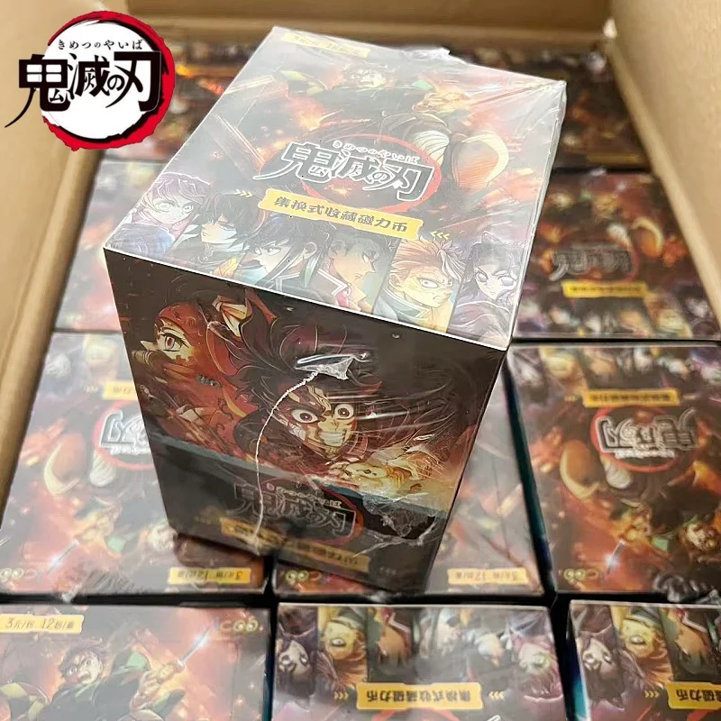 

2026 New Anime Demon Slayer: Kimetsu No Yaiba Mugen Train Arc Collectible Magnetic Coin Refrigerator Sticker Festival Xmas Gifts