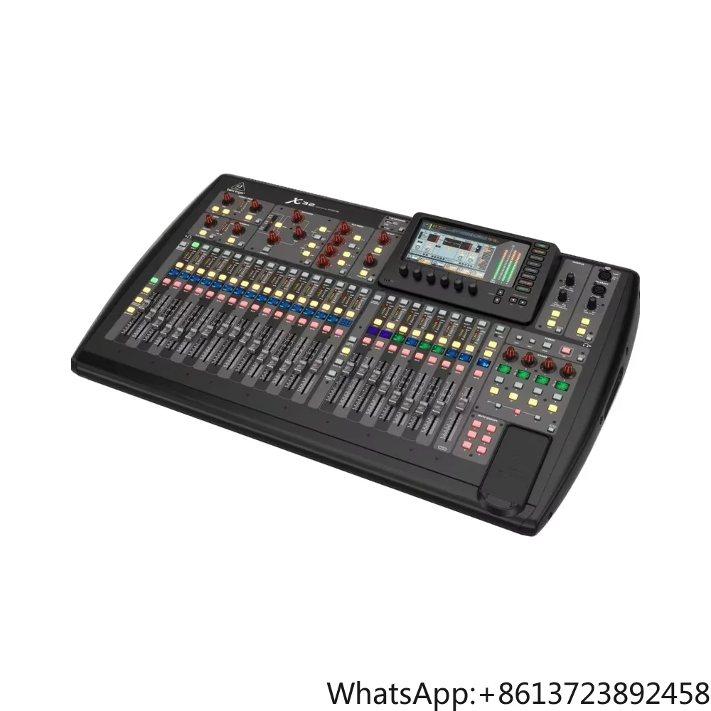 

Genieine Beh Ringer X32 Compact 40-Input 25-Bus Digital DJ Controller Powered Recording Console Audio Sound Equipment