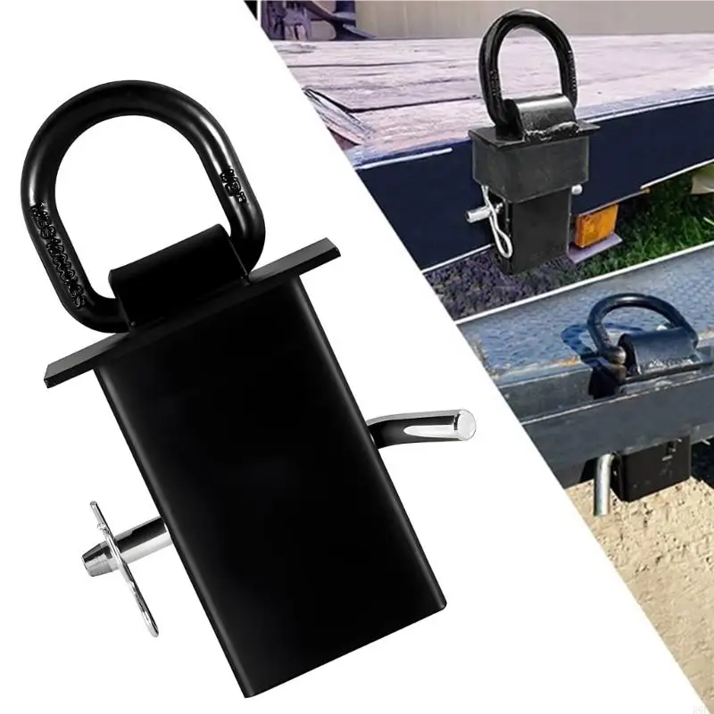 Easy To Use D Type Tow Hook Shackle Stake Pocket D Rings For Car And Motorcycle R6FB