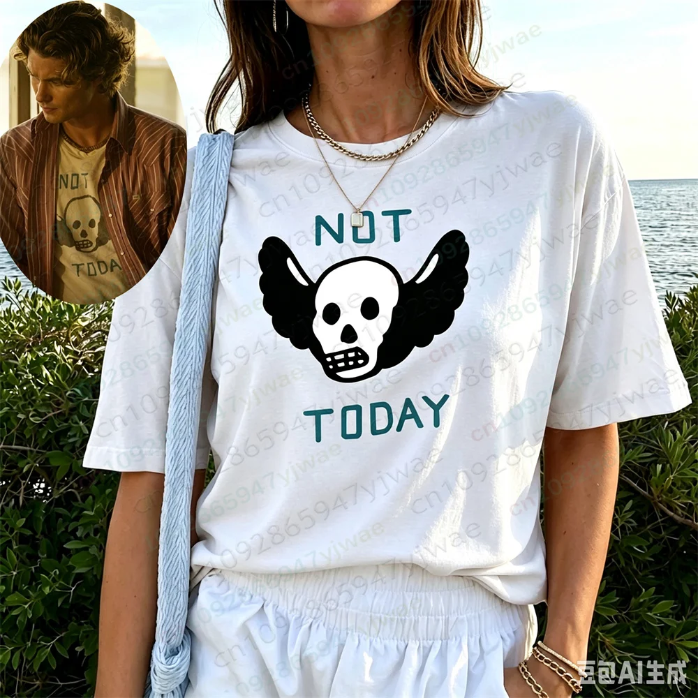 Outer Banks TV Series John B  Not today Lobster Graphic Tee Coastal Summer T-Shirt Casual StreetWear Y2k Top Men Women T-Shirts