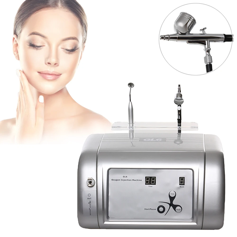 Water Zuurstof Gezicht Machine Nano Spuit Airbrush Gezicht Reiniging Zuurstof Injectie Anti-Aging Huidverjonging Schoonheid Apparaat