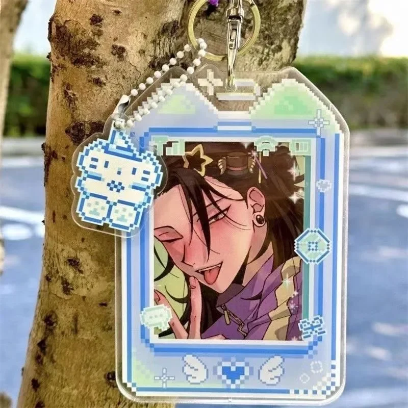 猫カードカバーアクリル高美容収納キャンパス学生食事カードバス ID 保護カバーペンダント