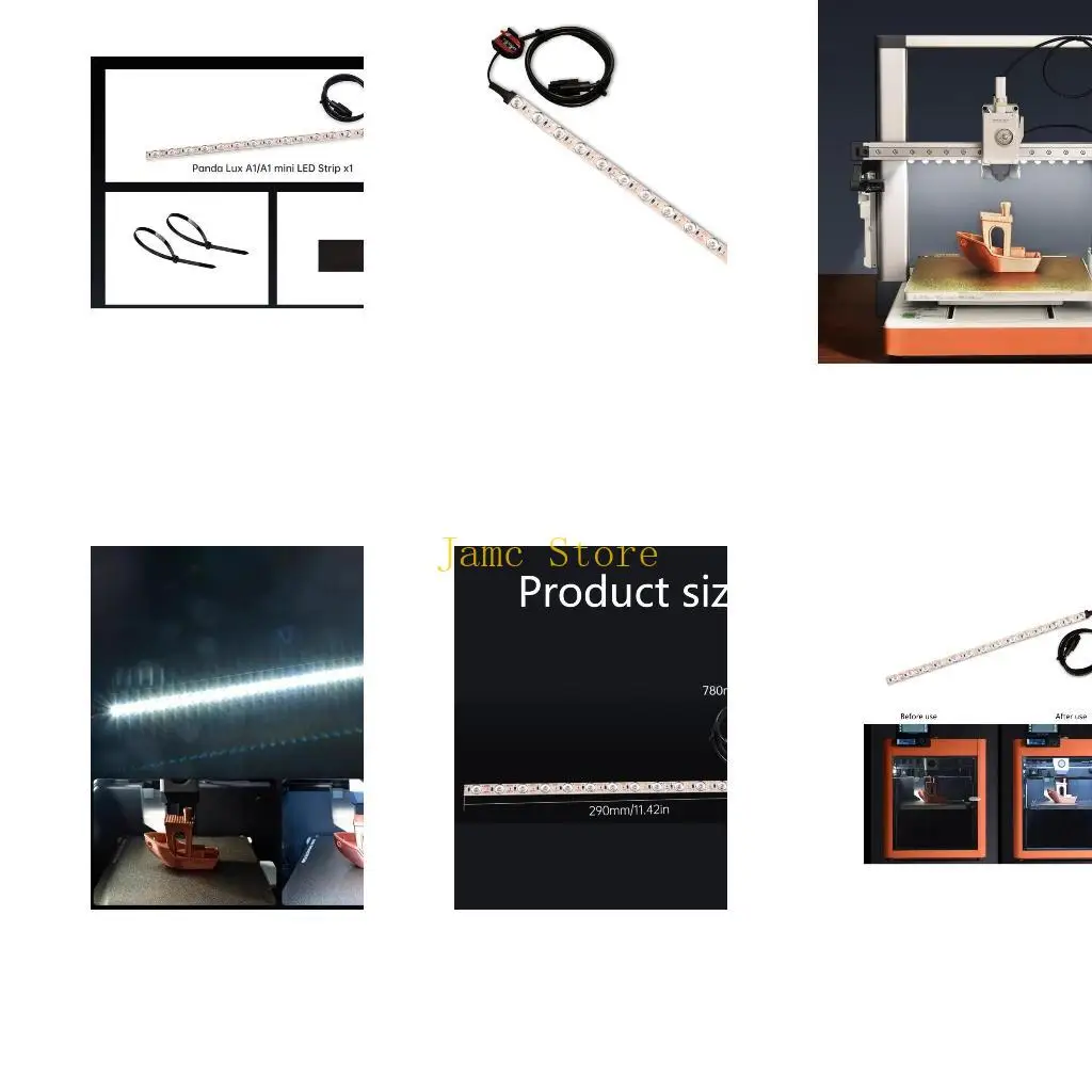 

LX0B Светодиодный стержень для мини -принтер для подробного наблюдения 290 мм