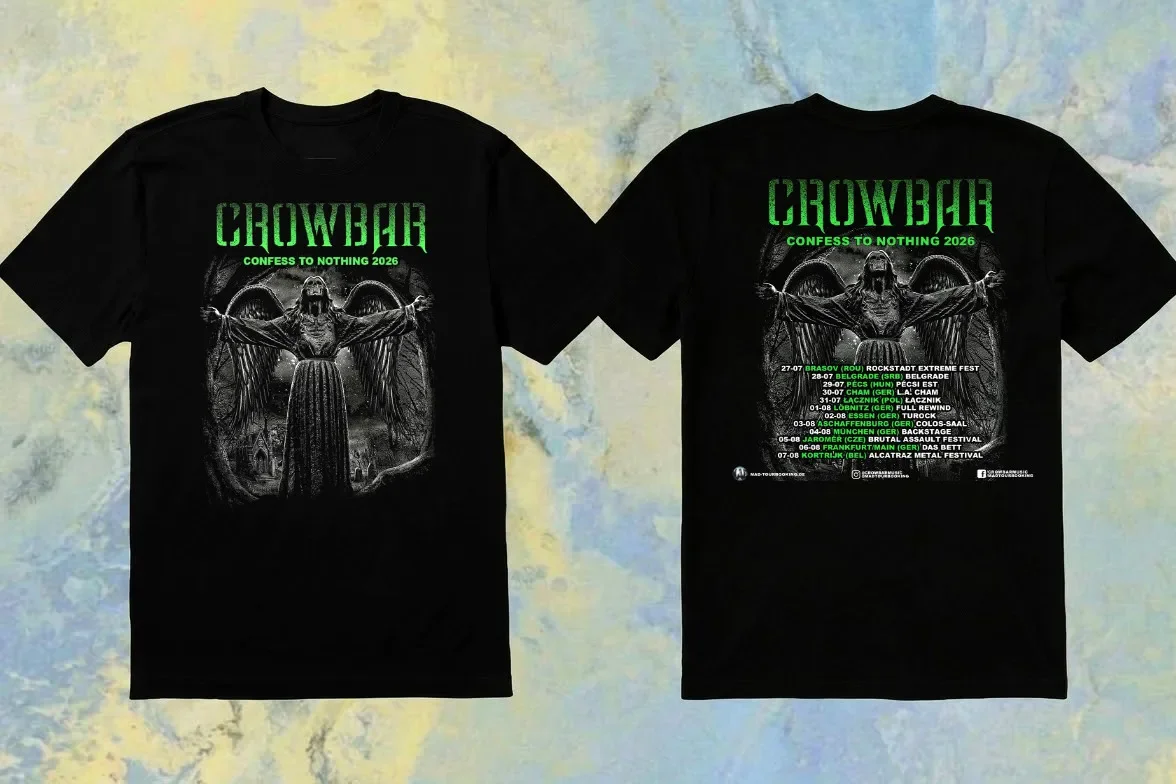 Hot For Fan Crowbar Band Confess To Nothin Tour T-shirt S to 5XL 2F2005
