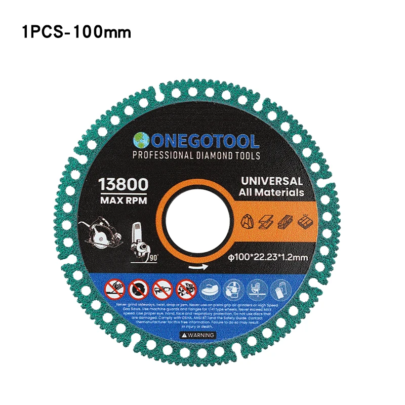 Composiet Multifunctionele Snijden Zaagblad 110/125mm Ultradun Zaagblad Keramische Tegel Glas Slijpschijf Voor haakse Slijper