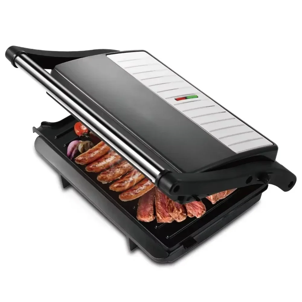 Portable 110V 220V Electric Steak Machine Heated Pancake Maker Light Toaster