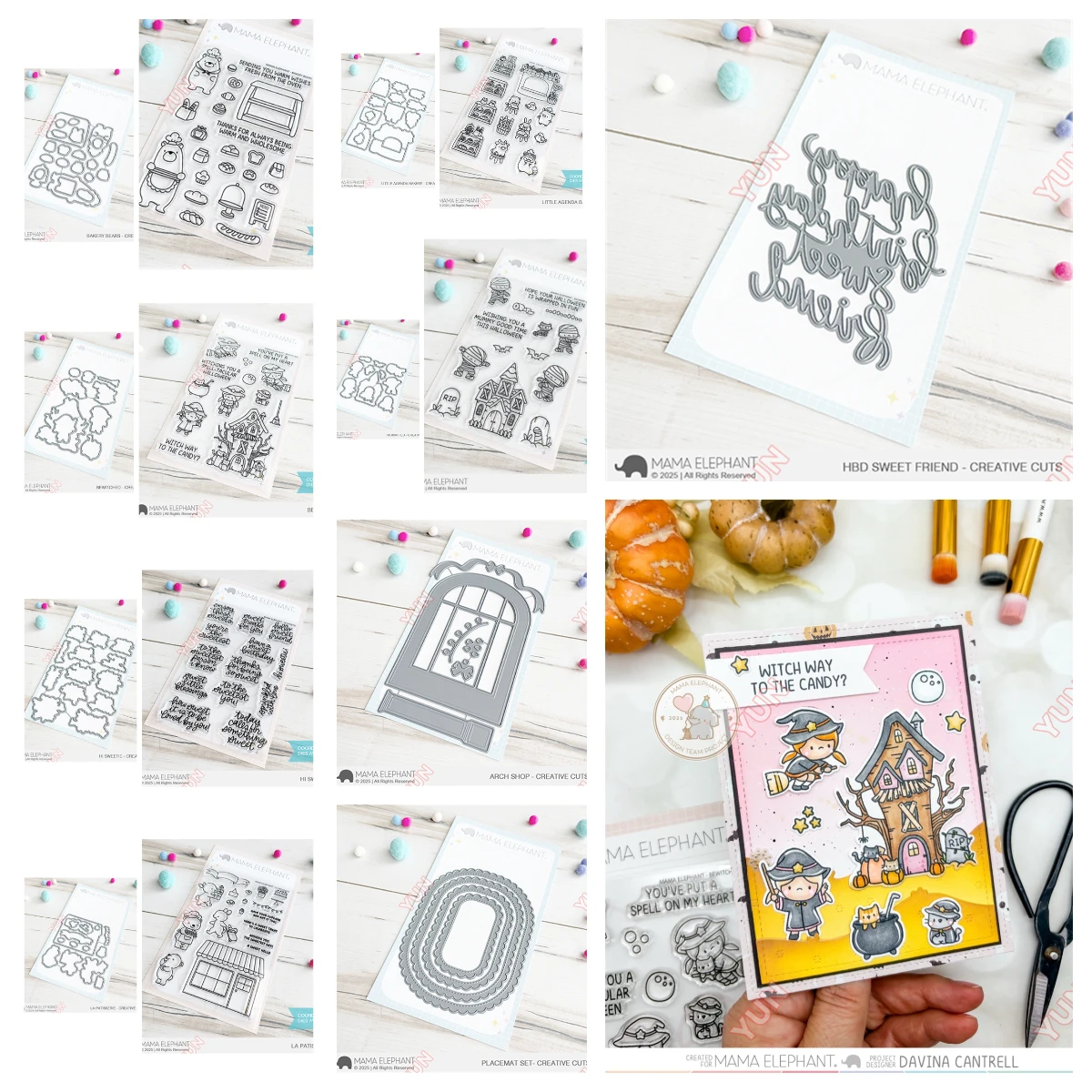 

Little Agenda Bakery Frame Bears Arch Shop Metal Cutting Dies Stamps Scrapbooking New Make Photo Album Card DIY Paper Embossing