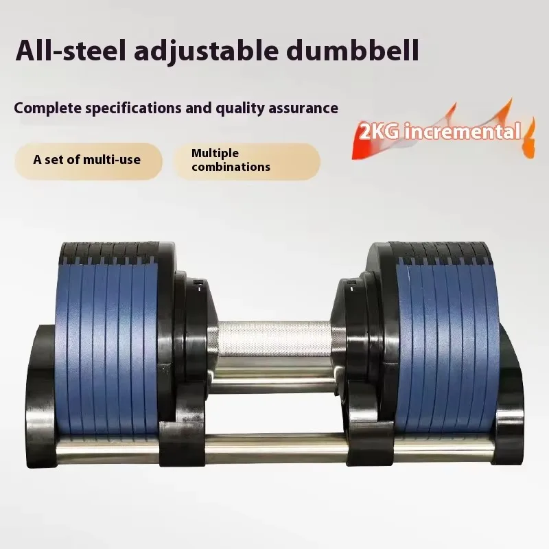 YTYIN دمبل قابل للتعديل 80 رطل معدات الصالة الرياضية المنزلية مع زيادة 2 كجم 36 كجم-80 رطل أوزان مجانية الدمبل #4