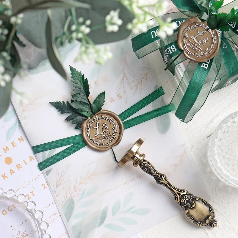 جديد 150 قطعة مزيج طين شمعي ملون للشعر ختم خمر مثمنة ختم الشمع الخرز ختم القصاصات المواد دعوة زفاف مغلف بطاقة بريدية #4