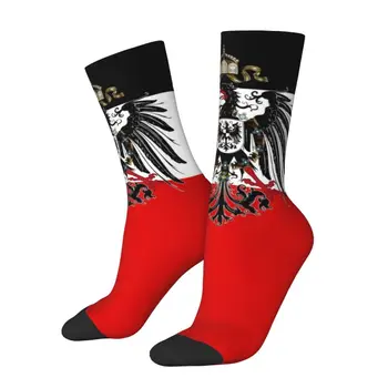Deutsches Reich Flagge Deutschland Männer Frauen Crew Socken Unisex Kawaii 3D-Druck Wappen Kleid Socken