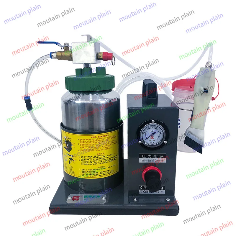 Double-Headed Pneumatic Cementing Machine Shoe Factory Glue Repair Multi-Specification Uniform Potting Leather Paper Bags Gluing