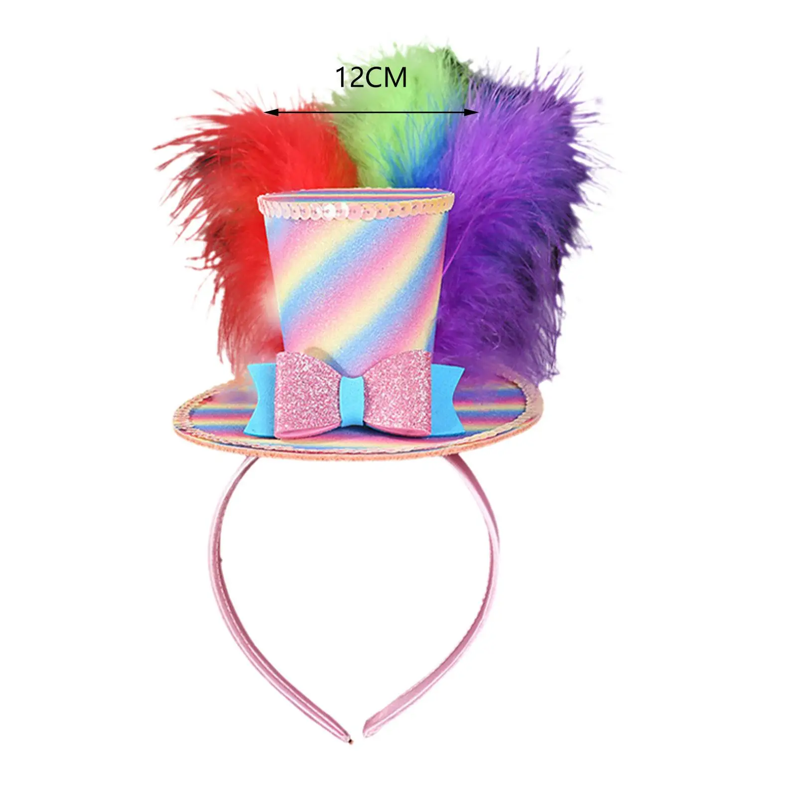 Hoge Hoed Hoofdband Decor Hoofddeksels Verkleed Haarband Schattige Feest Hoofdband Voor Rollenspel Halloween Verjaardag Festival Cosplay