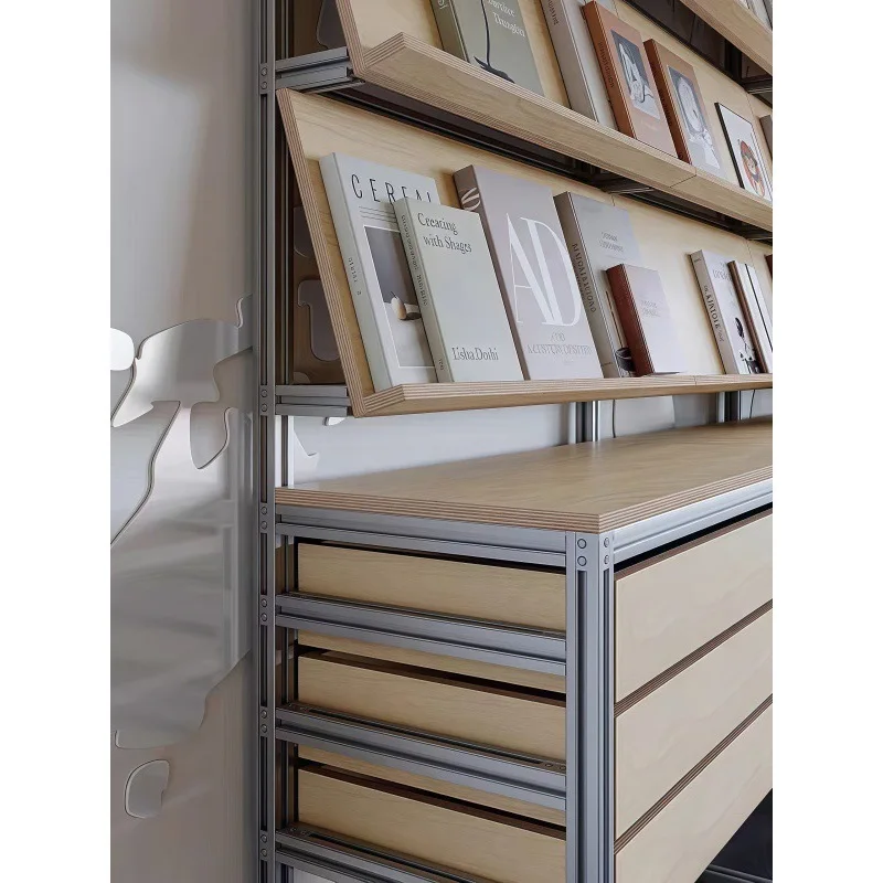 Shelf Cafe Island Terrace Multi-layer Display Cabinet