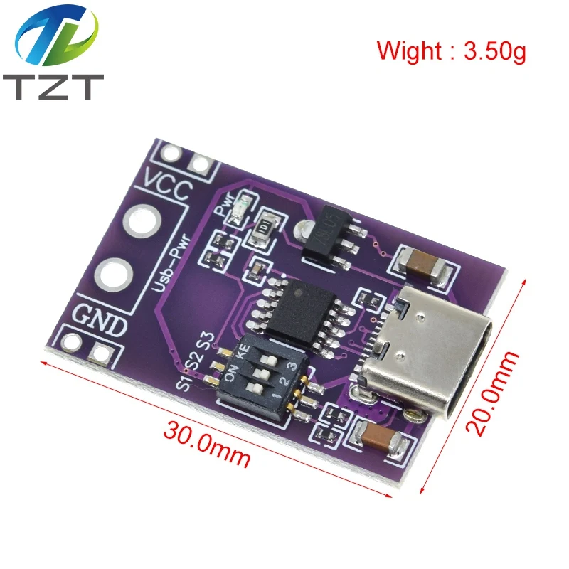 Type-C QC AFC PD2.0 PD3.0 To DC Spoof Scam Fast Charge Trigger Polling Detector USB-PD Notebook Power Supply Change Board Module