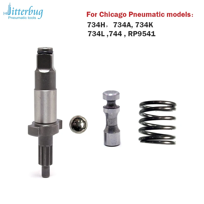 CP734H Air Impact Wrench Part  Anvil / Pins /Steel Ball/Spring Compatible With Chicago Pneumatic Impact Wrench 1/2