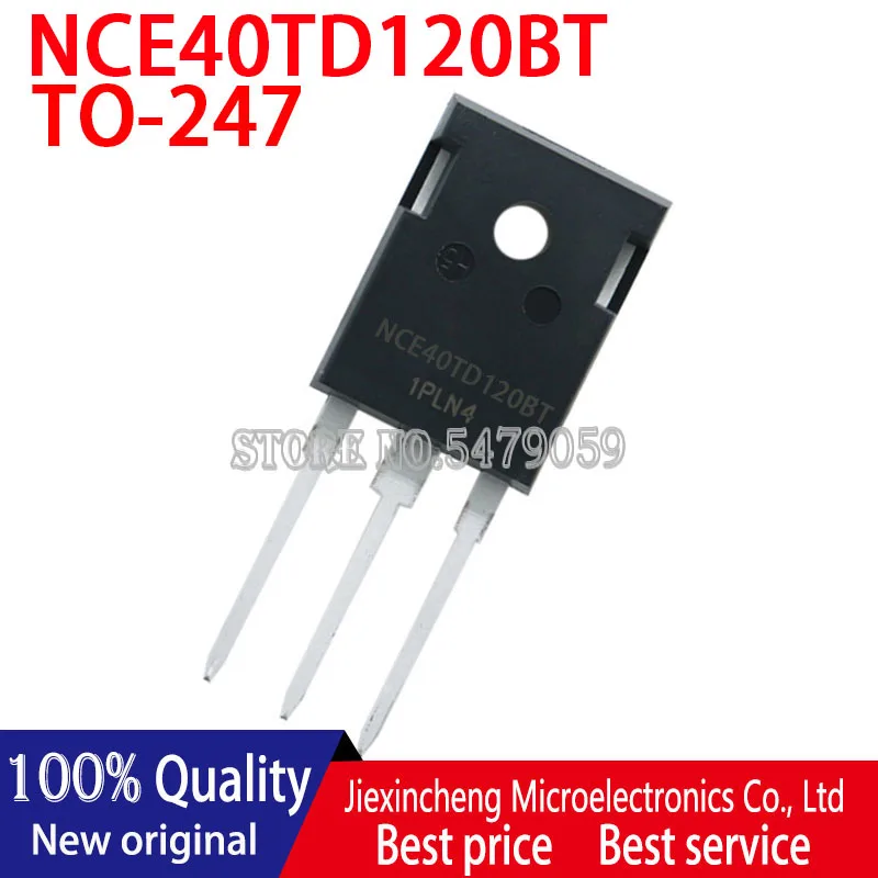 10 шт., NCE40TD120BT, NCE40TD120B, NCE40TD120, 40 А, 1200 в, IGBT TO-247, новый оригинальный