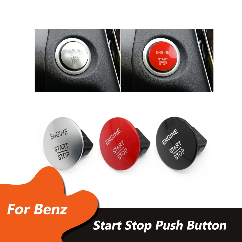 Car Engine Start Stop Push Button Switch Keyless One-Click Start Button For Mercedes BENZ 2215450714 W205 W212 W166 W221 W117