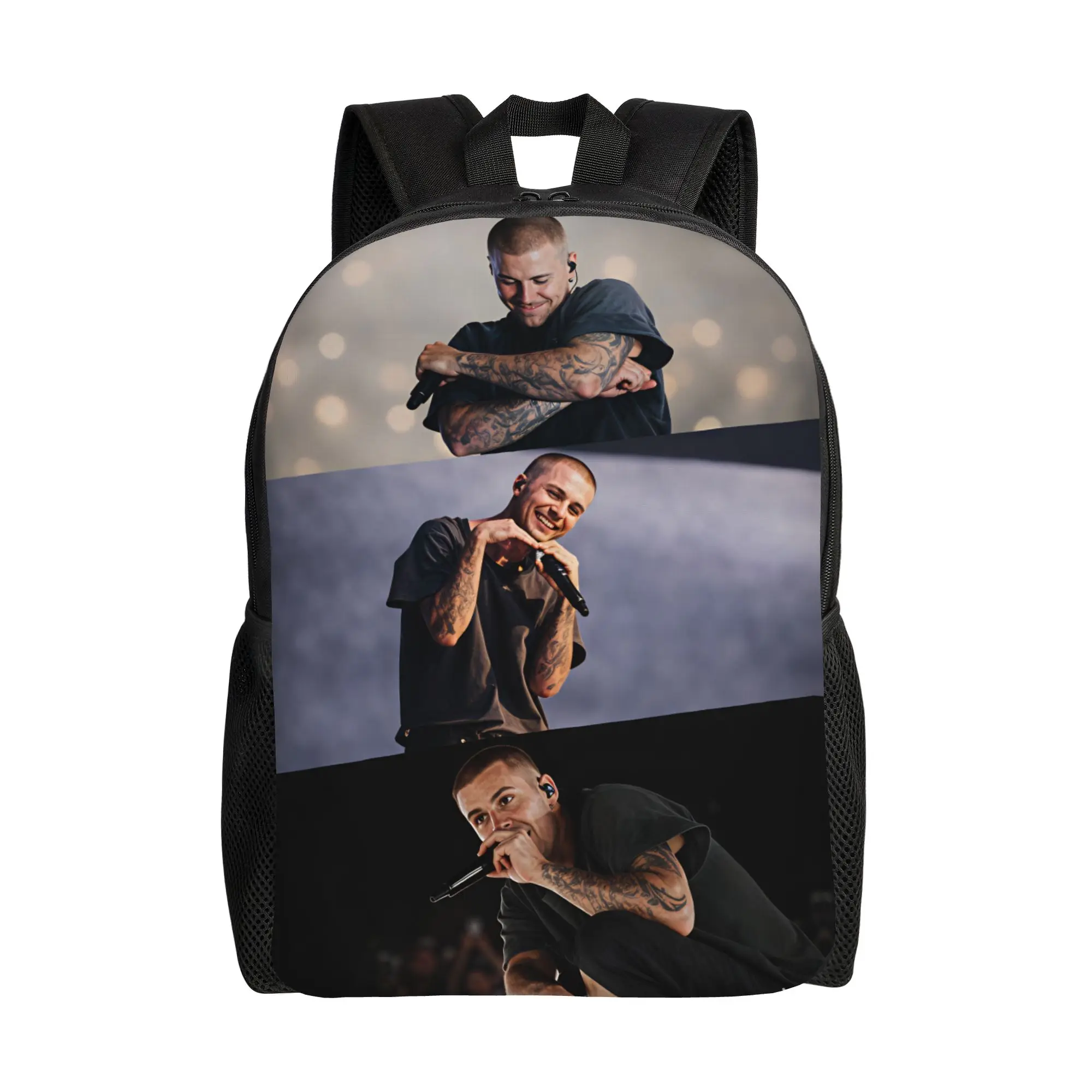Justin Bieber Short Hair Live Montage Backpack  Outdoor Backpacks Teen Colorful Soft School Bags Elegant Rucksack