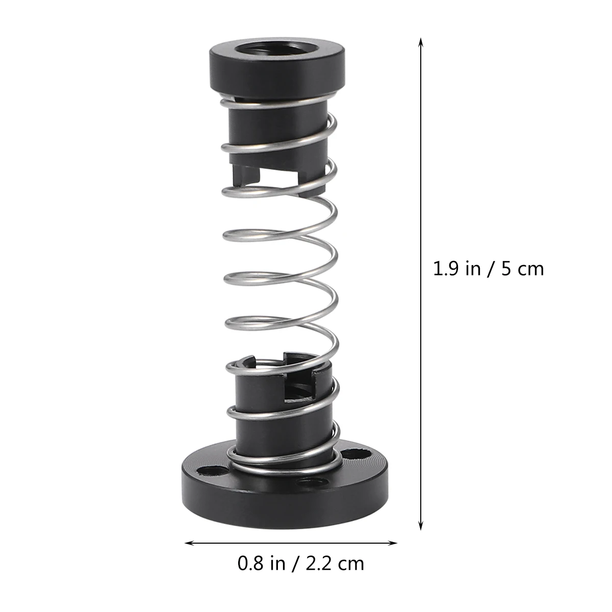 

2pcs Copper Nut Lead Screw 3D Printer Accessories Stainless Steel Long Lasting Easy Install Z Axis Compatible