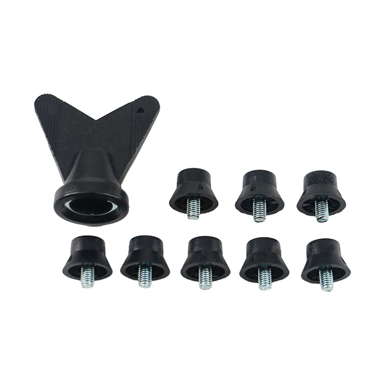 

12x Football Boot Spikes Thread Screw 5mm Dia Turf Anti Slip Durable Rugby Studs Soccer Studs for Training Indoor Outdoor Sports