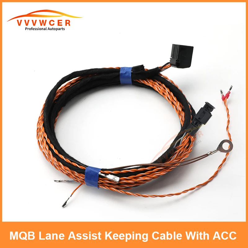 

Front Camera MQB Lane Keeping Assist Wiring Harness With ACC Adaptive Cruise Control connect For Golf 7 MK7 Tiguan Passat B8