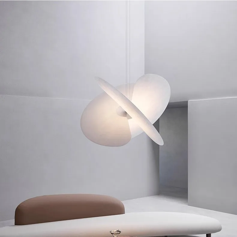 

Italian Loft Silk Pendant - Designer Creative Chandelier for Duplex Living Room & Multi-Space, Artistic Ceiling Light