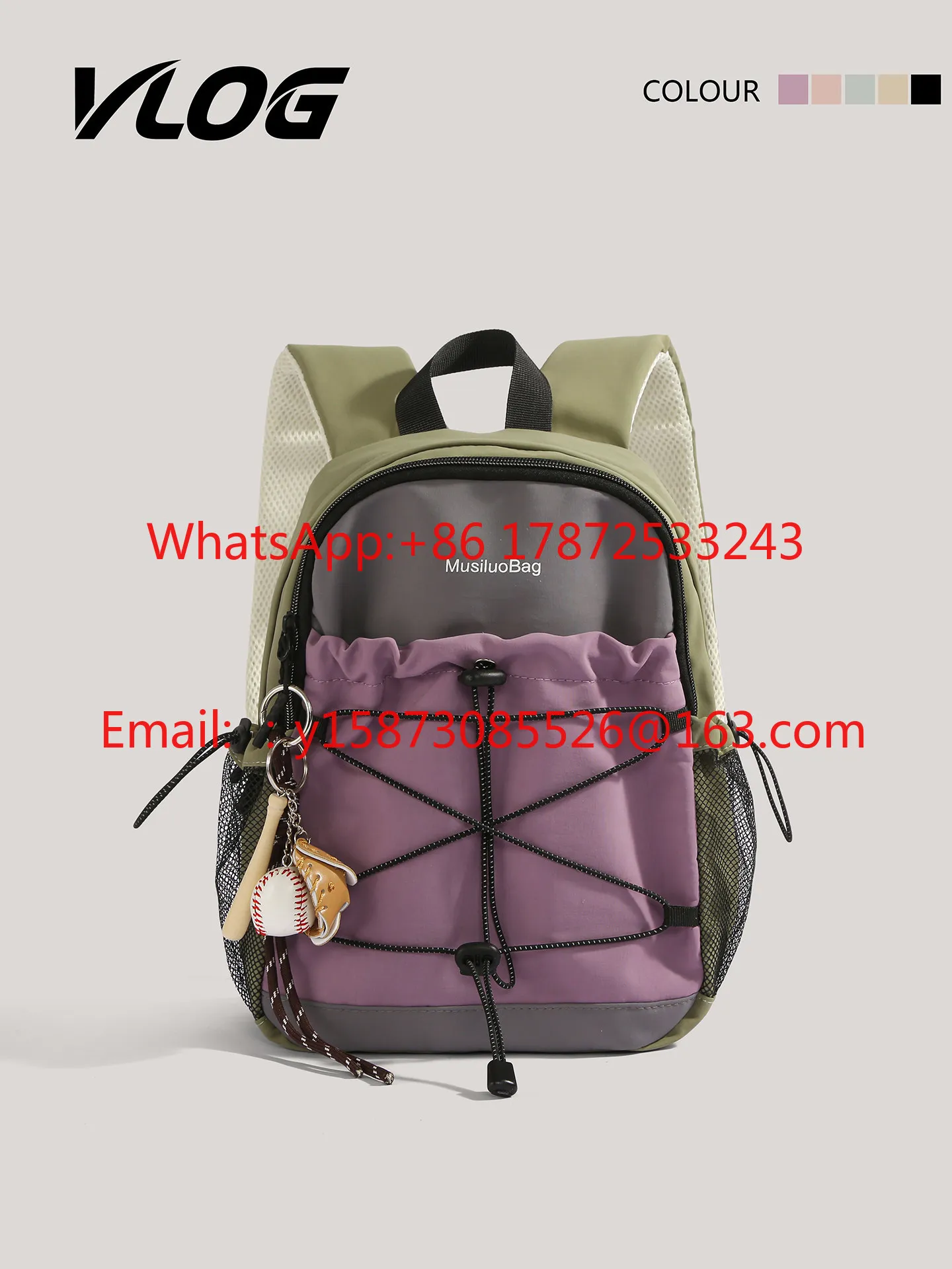 Outdoor short distance lightweight small backpack for hiking and mountaineering, lightweight and waterproof backpack