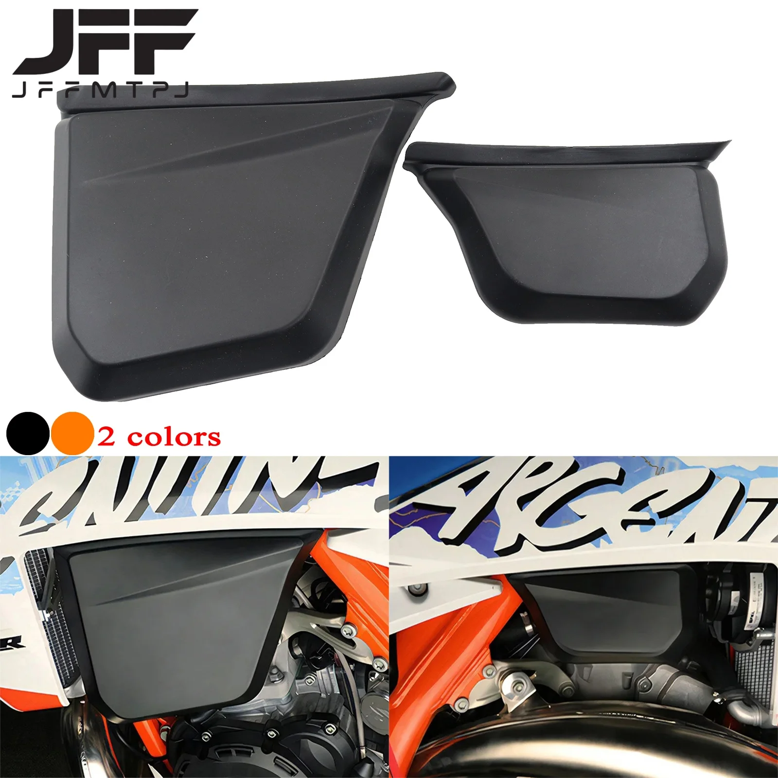 For KTM 2024 EXC 300 Pair Left Right Fuel Tank Cover Guard Protector EXC 250 EXC 150 2024 XC 250 XC 300 2023-2024 XC 125 2023 24