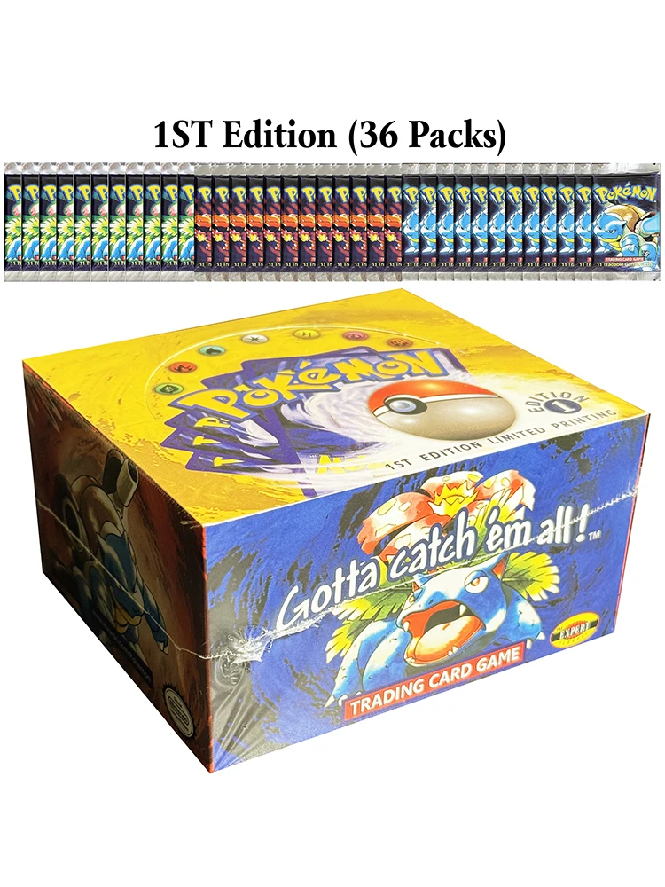 TCG Proxy Cards Booster 36 Packs/BOX Basisset Pokemon-kaarten TCG Zelfgemaakte verzamelkaart 1ST Edition Basisset Speelgoedgeschenken PTCG - afbeelding 2