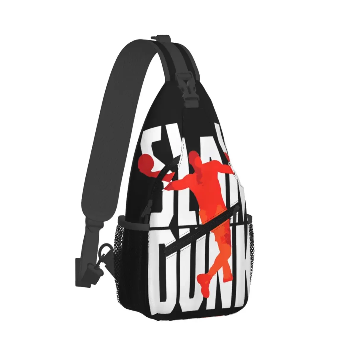 Slams-dunks-bandolera de baloncesto para hombre y mujer, bolso de pecho, mochila de hombro, mochila de día para senderismo, paquete de ciclismo al aire libre
