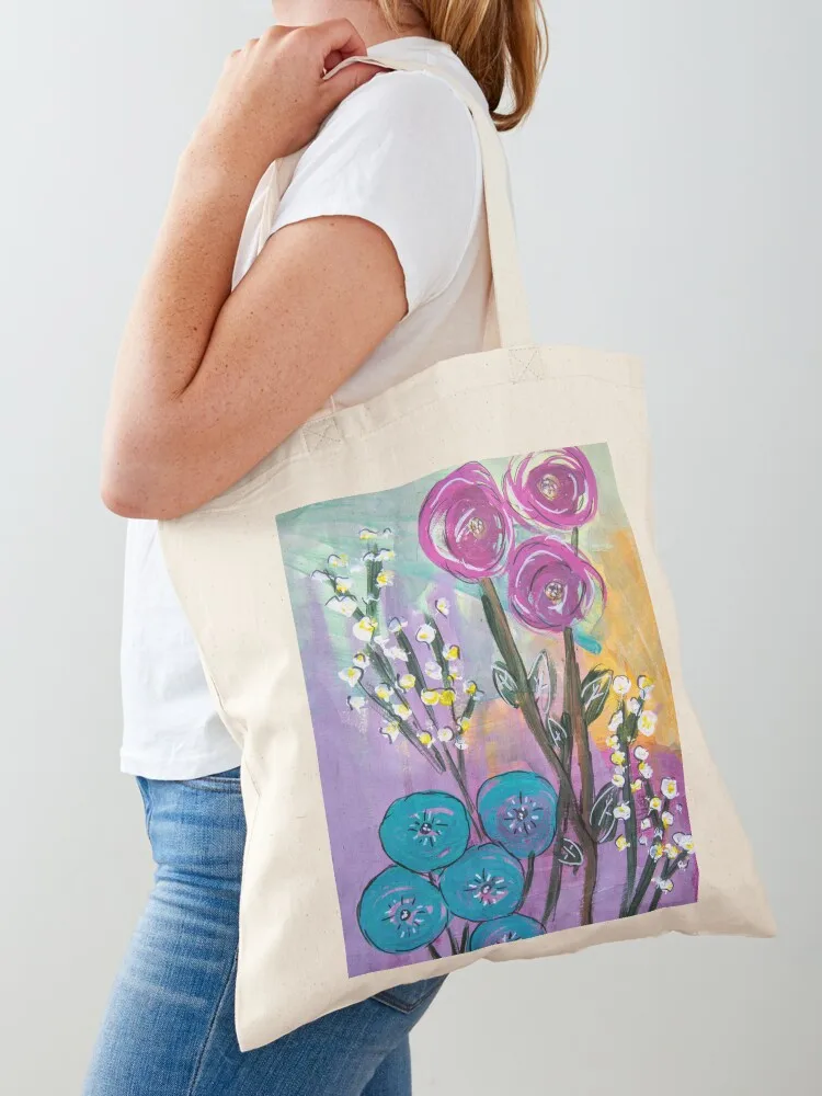 

Bunches of Flowers Tote Bag shopping trolley bag cute pouch bag university shopper canvas tote