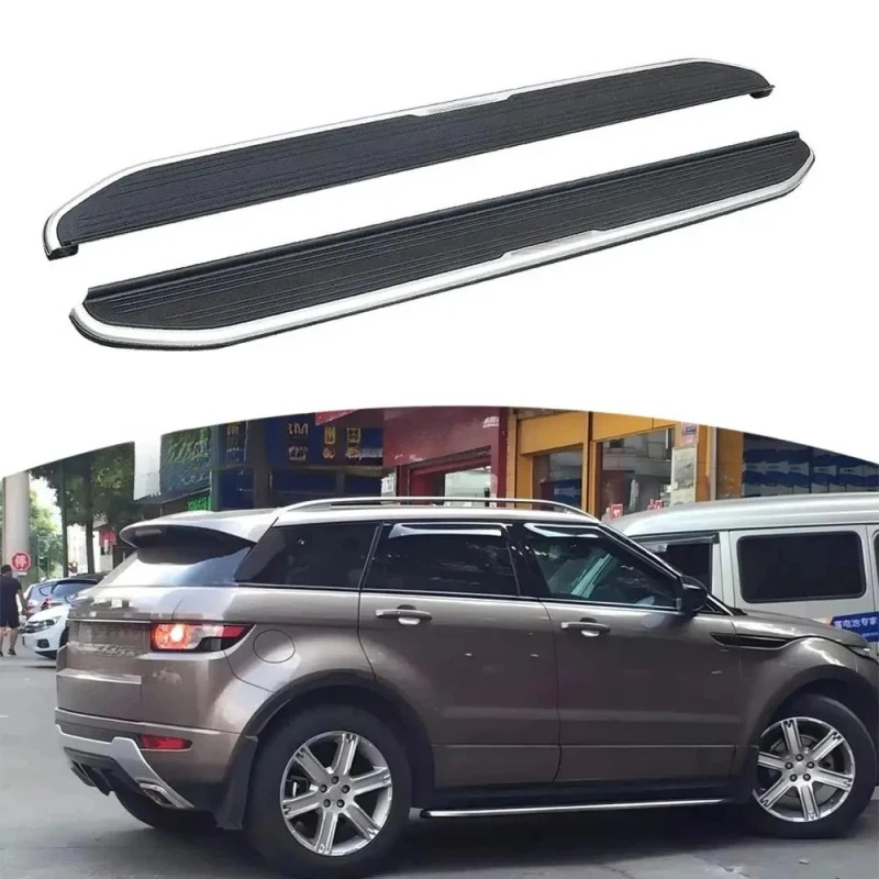 

Factory High Quality 2PCS Side Steps Running Boards Fits LR Evoque L551 2019-2026 Aluminum Durable Hot Selling